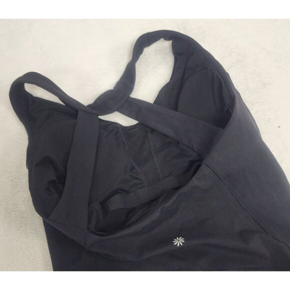 Athleta TRANSCEND 7/8 BODYSUIT Black Medium - Picture 6 of 9